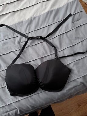 Shade & Shore Black Push-Up Bikini Top